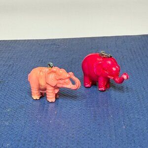 Miniature Lucky Elephant Celluloid Cracker Jack Gum Ball Prizes Charms